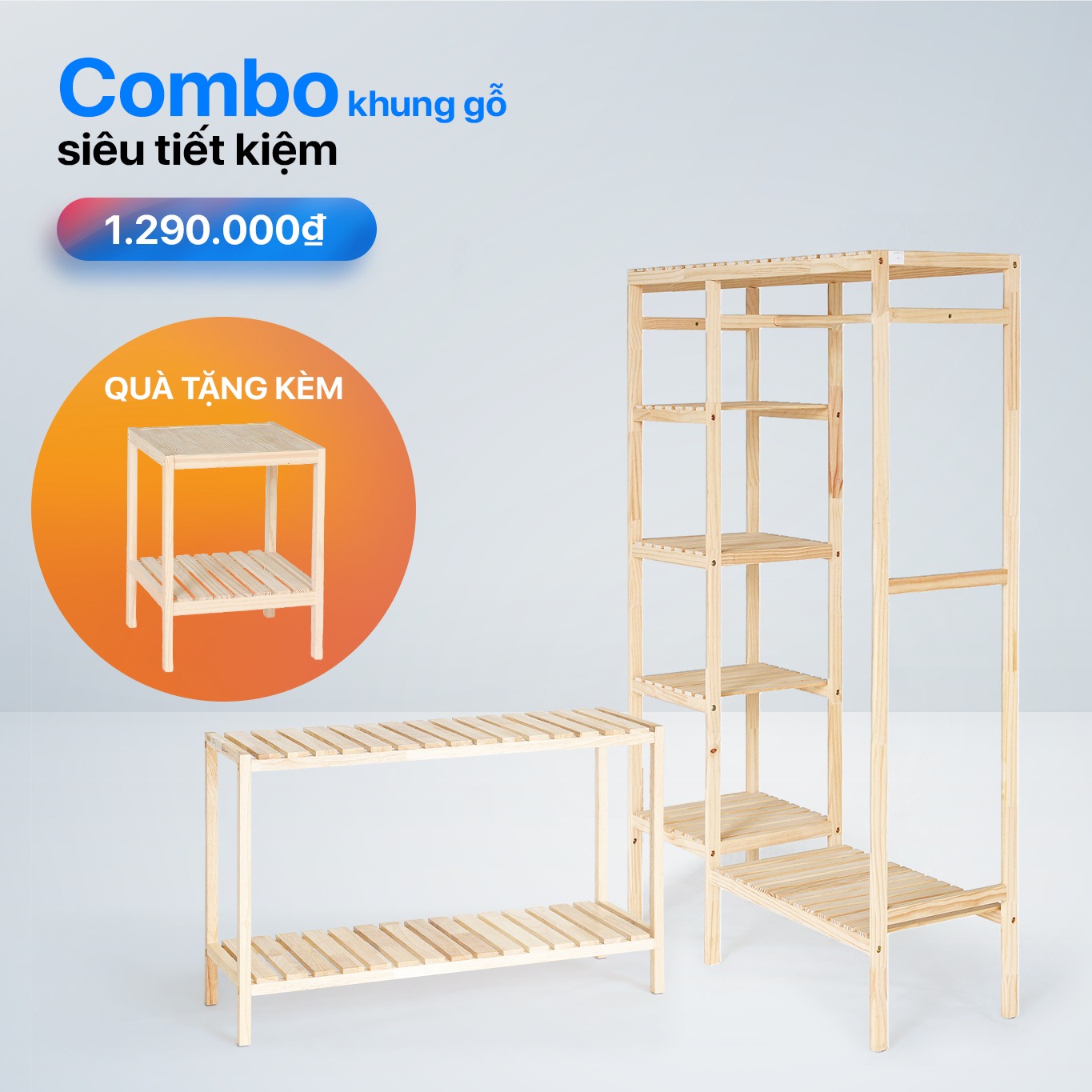 Combo Khung Gỗ Siêu tiết Kiệm